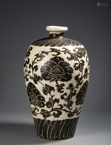 A Chinese Cizhouyao Meiping, Song Dynasty