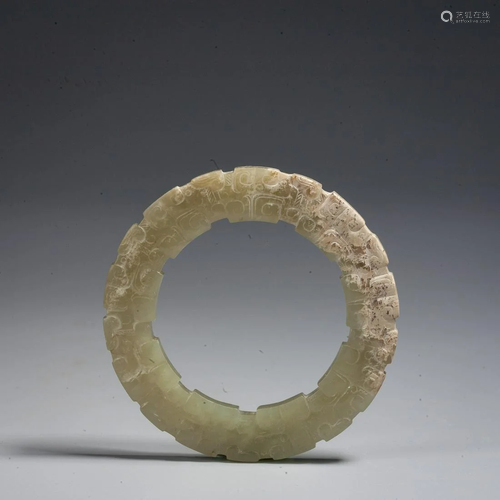 A Chinese Jade Ring , Han Dynasty