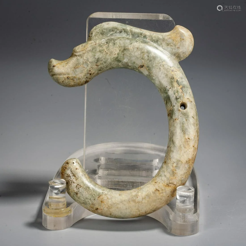 A Chinese Jade Beast, Neolithic Period