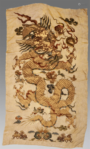 The Late Ming Dynasty NA Yarn Embroidered Picture