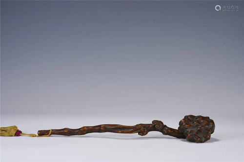 A Chinese Agalloch Ruyi Scepter , Qing Dynasty