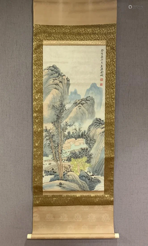 Jing Cheng Scroll Painting