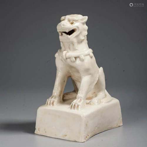 A Chinese Dingyao Lion , Song Dynasty