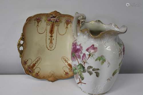 Two pieces of quality Victorian/Edwardian ceramics