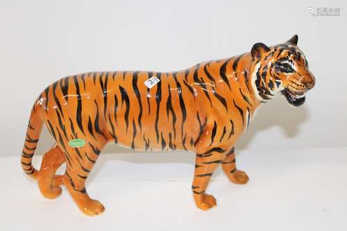 A large Beswick tiger figurine 30x19cm