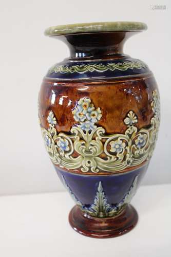 A Doulton Lambeth vase h24cm