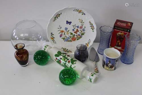 A good collection of assorted ceramics & glass ware