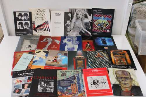 A selection of London auction house catalogues relating to f...