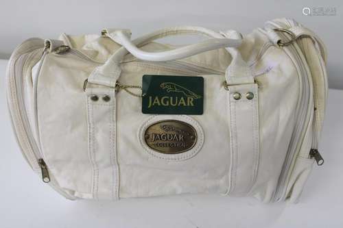 A vintage Jaguar holdall