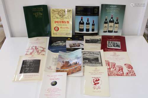 A selection of London auction house catalogues relating to w...