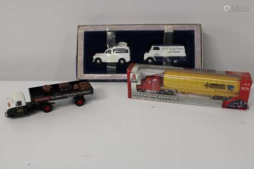 Three assorted die-cast models