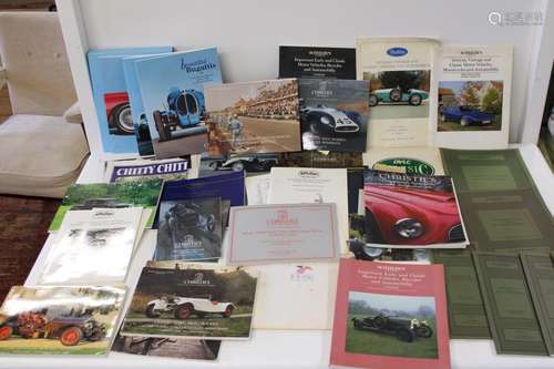 A selection of London auction house catalogues relating to c...