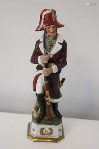 A ceramic Napoleon figurine Height 30cm