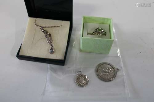 A collection of Sterling silver items