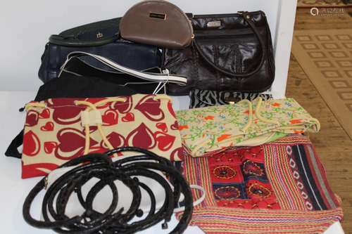 A job lot of new assorted Handbags and leather handles inclu...