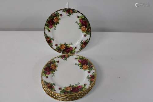 Six Royal Albert OCR side plates