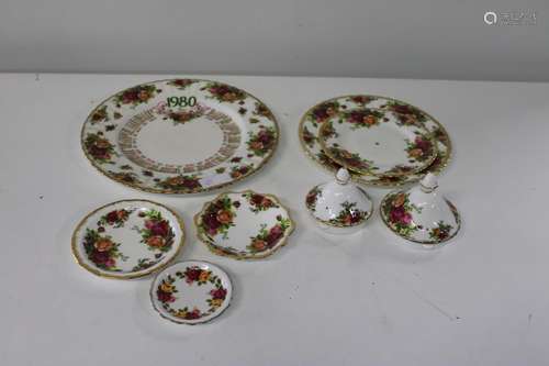 Eight pieces of Royal Albert OCR