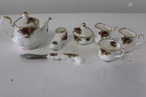 seven pieces of Royal Albert OCR