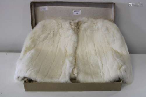 A vintage fur stoll in original box