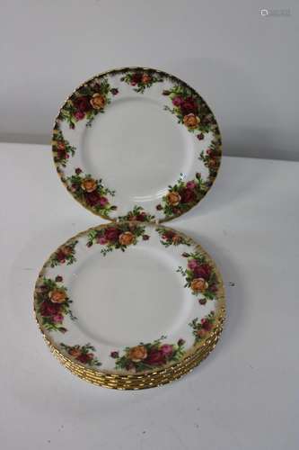 Six Royal Albert OCR sandwich plates