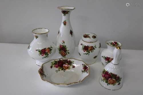 Six pieces of Royal Albert OCR