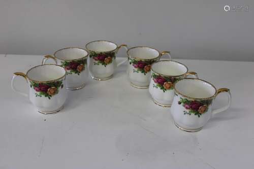 Six Royal Albert OCR coffee cups