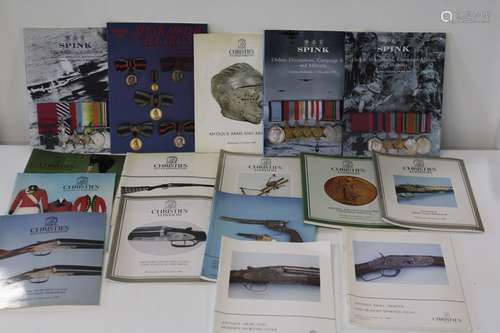 A job lot of London auction house catalogues relating to ant...