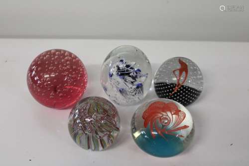 A selection of paper weights