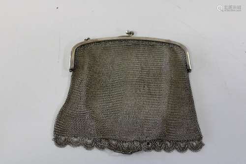 A vintage EPNS Ladies evening purse/bag 18cm x 18cm