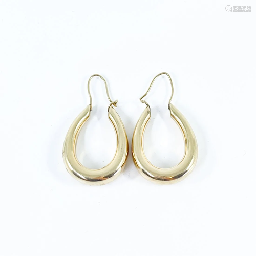 Italian Gold Hoop Earrings