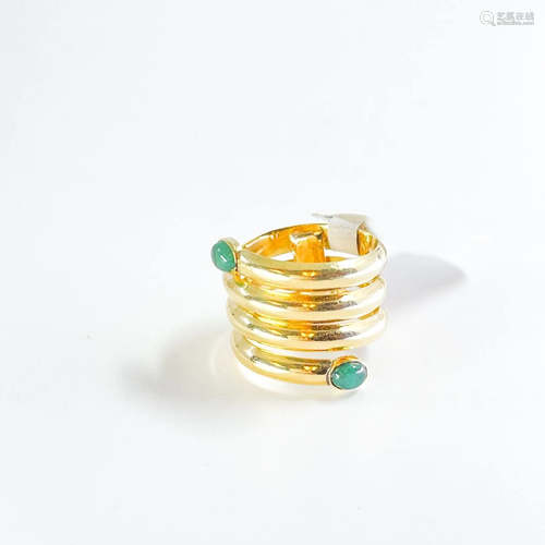 Jade Cabs Ring