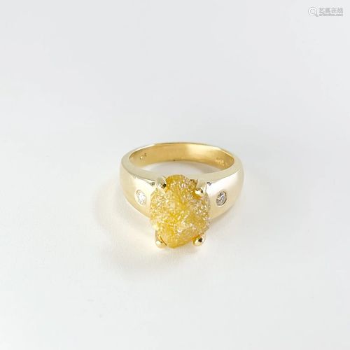 Rough Diamond Ring