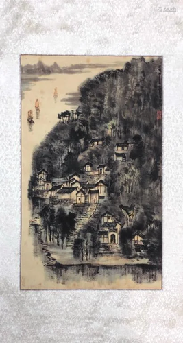 Chinese ink Color Painting, Li Keran