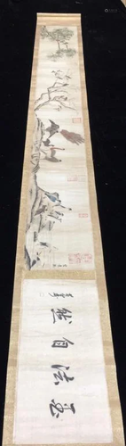 Chinese Ink Color Scroll