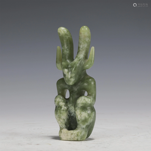 A CHINESE JADE CARVING