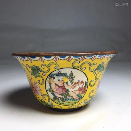 Chinese Cloisonne Bowl