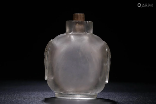 Chinese Crystal Snuff Bottle