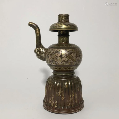 Chinese Bronze Ewer