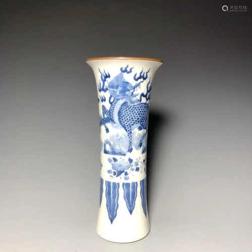 Chinese Blue and White Porcelain Vase