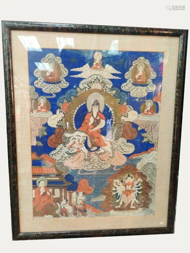 Framed Chinese Thanka