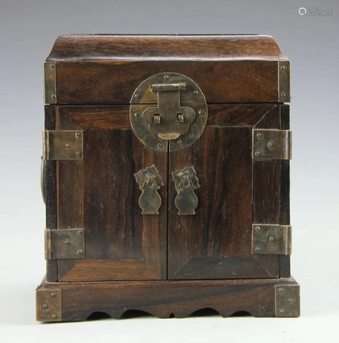 18th Century zitan scholars box