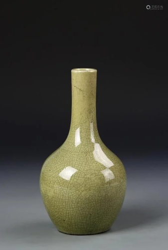 18th C.Chinese Ge Yao Porcelain Vase