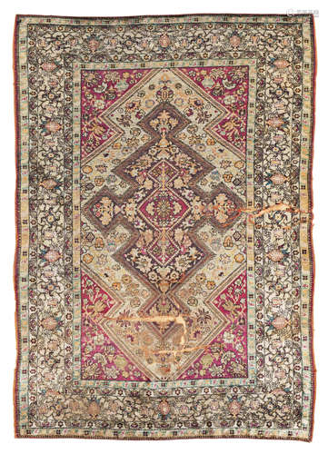 Silk Kashan Mohtaschem Rug