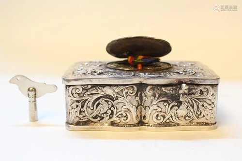 Sterling Silver Music Box