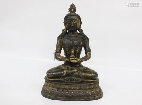 Chinese Gilt Bronze Buddha