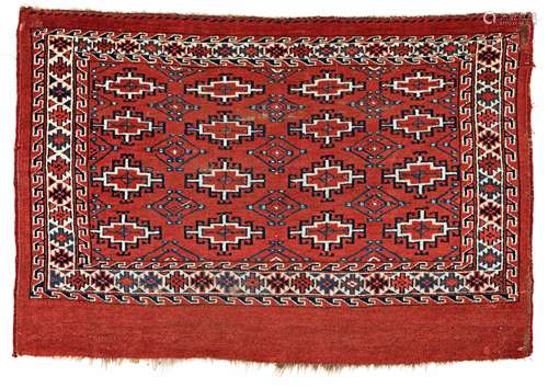 Yomut Chuval with Kilim Design