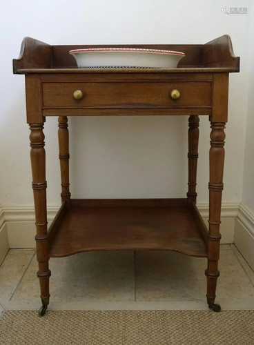 19TH-CENTURY MAHOGANY WASH-STAND