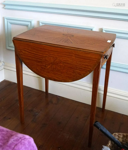 EDWARDIAN SATINWOOD SOFA TABLE