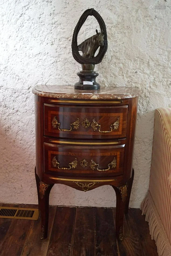 PAIR OF 19TH-CENTURY KINGWOOD COMMODES