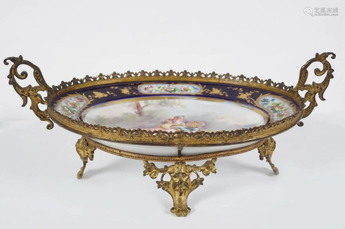 19TH-CENTURY SÃˆVRES AND ORMOLU COMPORT